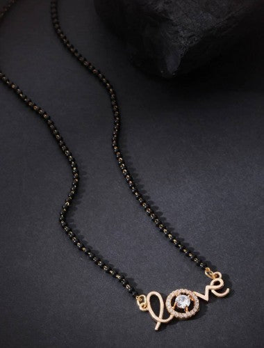 Energetic Artificial Diamond Mangalsutra For Ladies