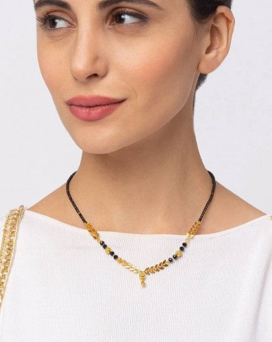 Groovy Regular Wear Imitation Golden Design Mangalsutra