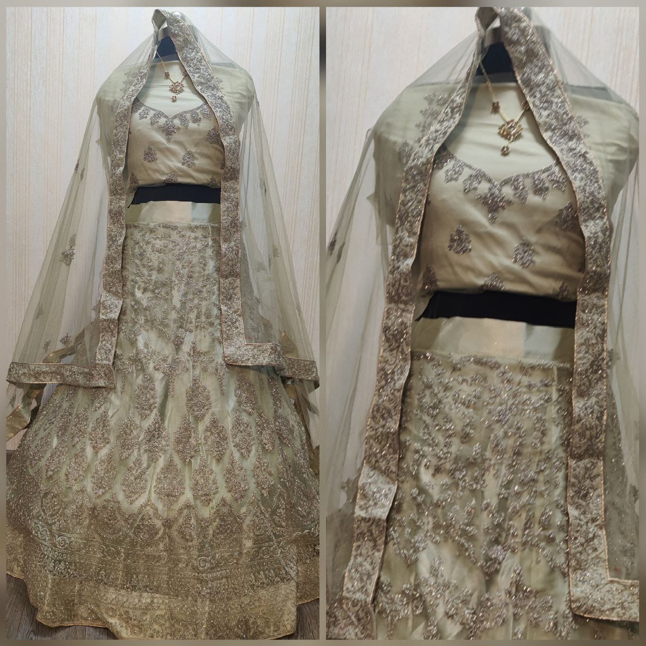 Wedding Wear Soft Net Coding Embroidered Semi Stitched Lehenga Choli