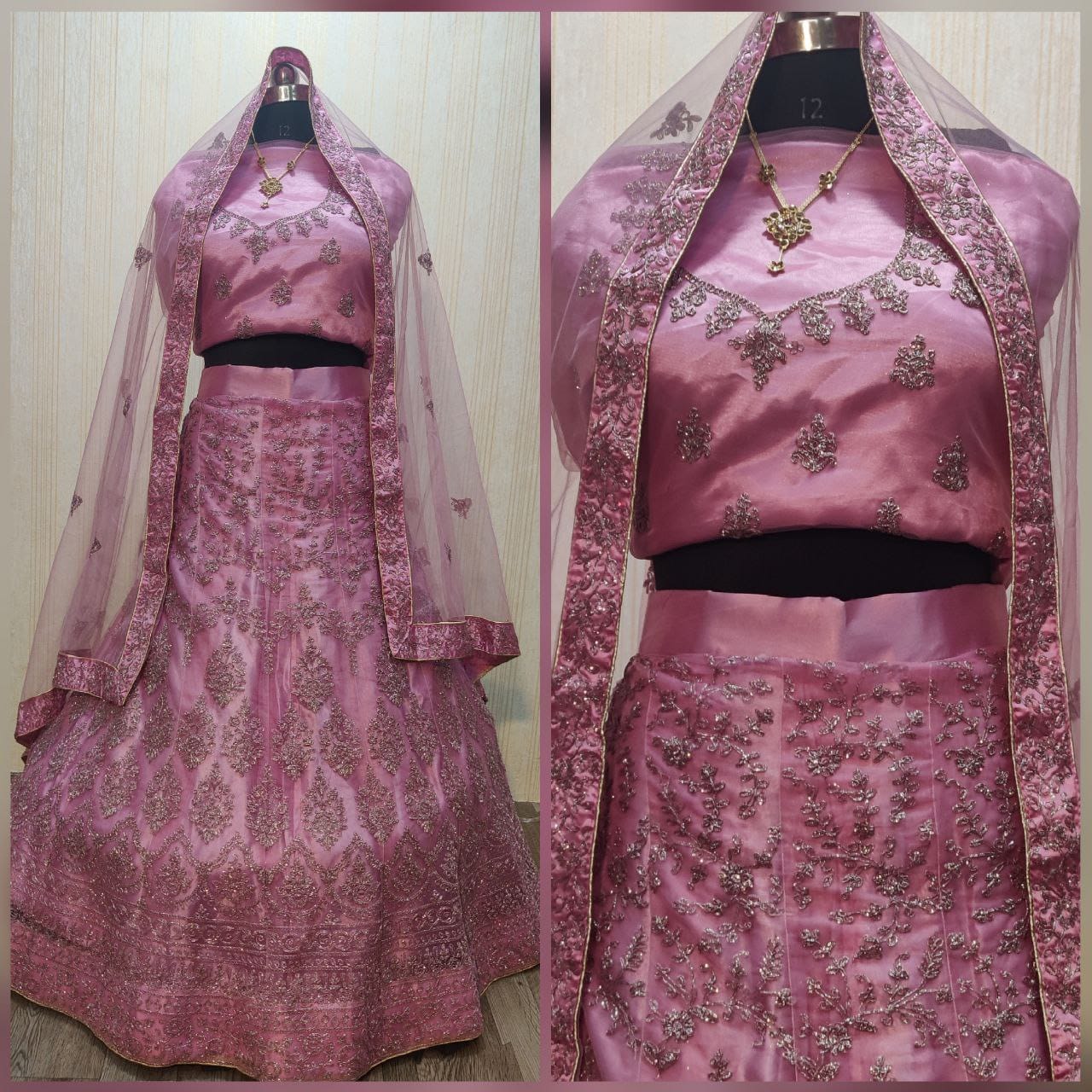 Wedding Wear Soft Net Coding Embroidered Semi Stitched Lehenga Choli