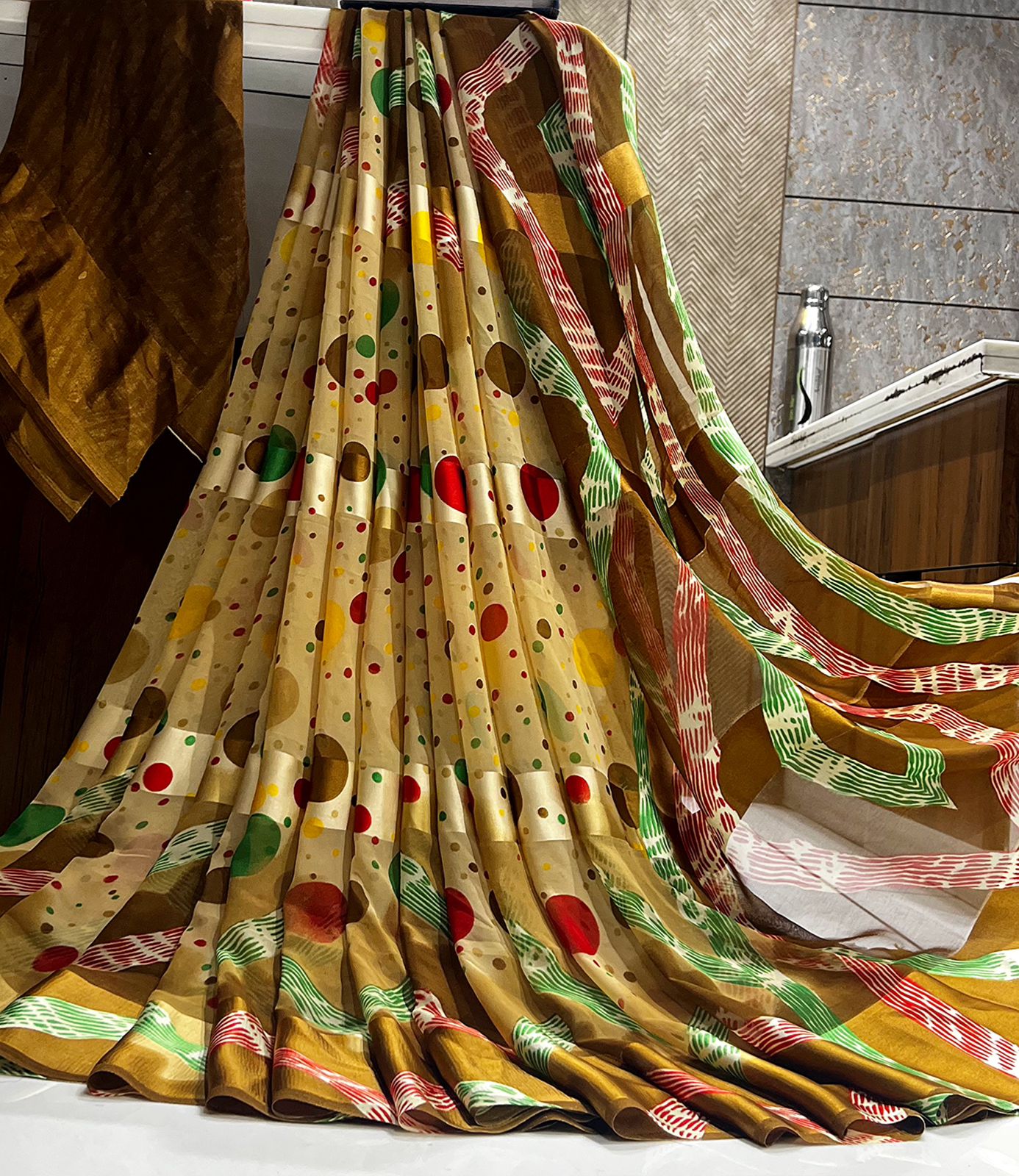 Regular Wear Satin Silk Saree For women