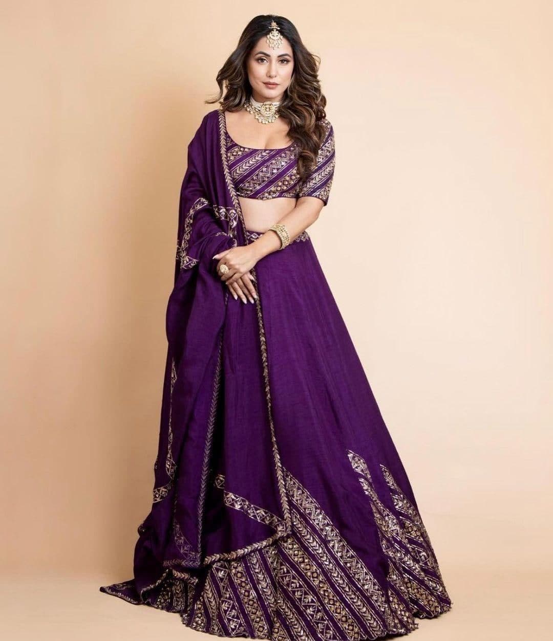 Beautiful Wine Colour Sequence Work Semi Stiched Lehanga Choli With Designer Duppata