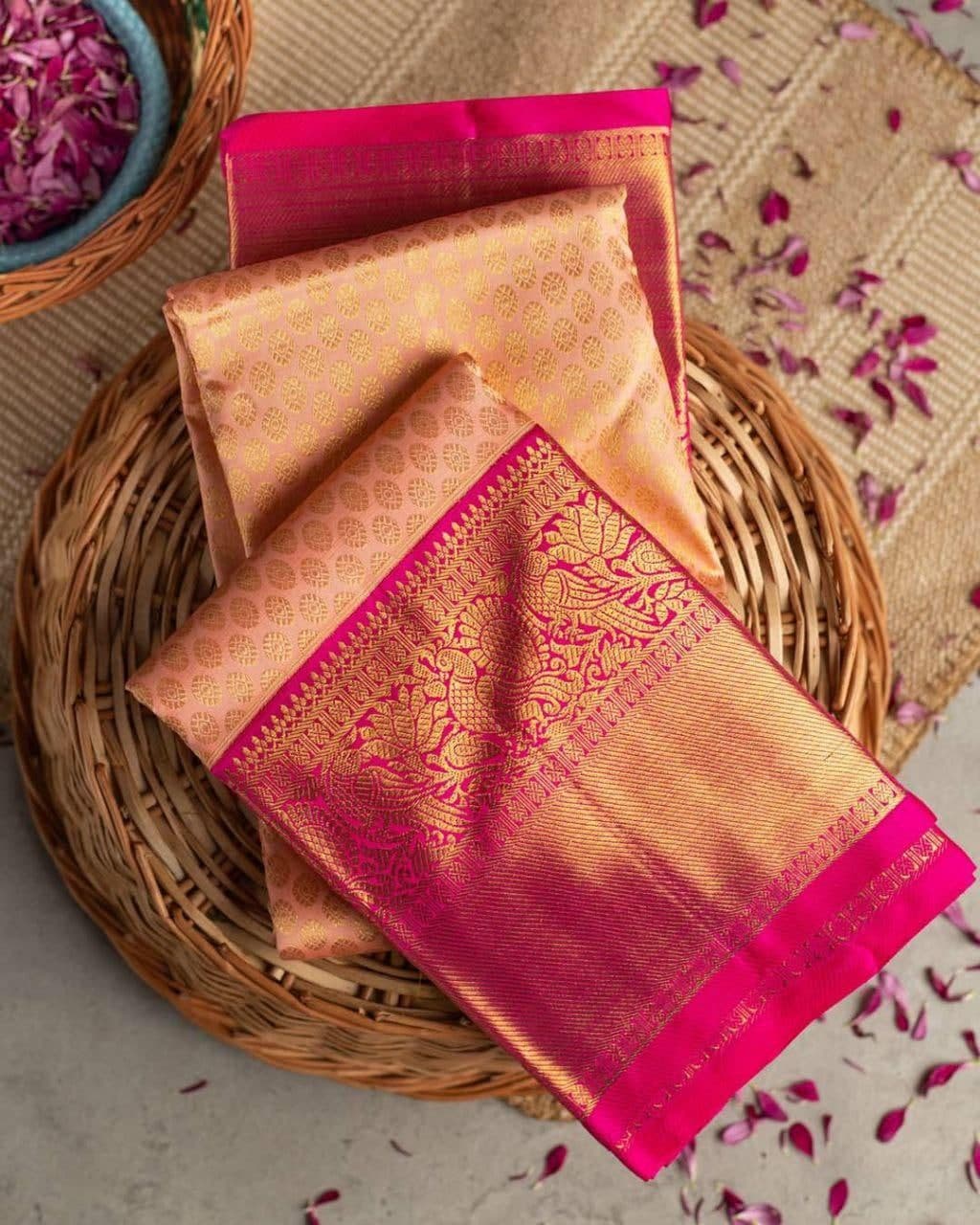 Party wear Banarasi silk Saree Blouse For Women
