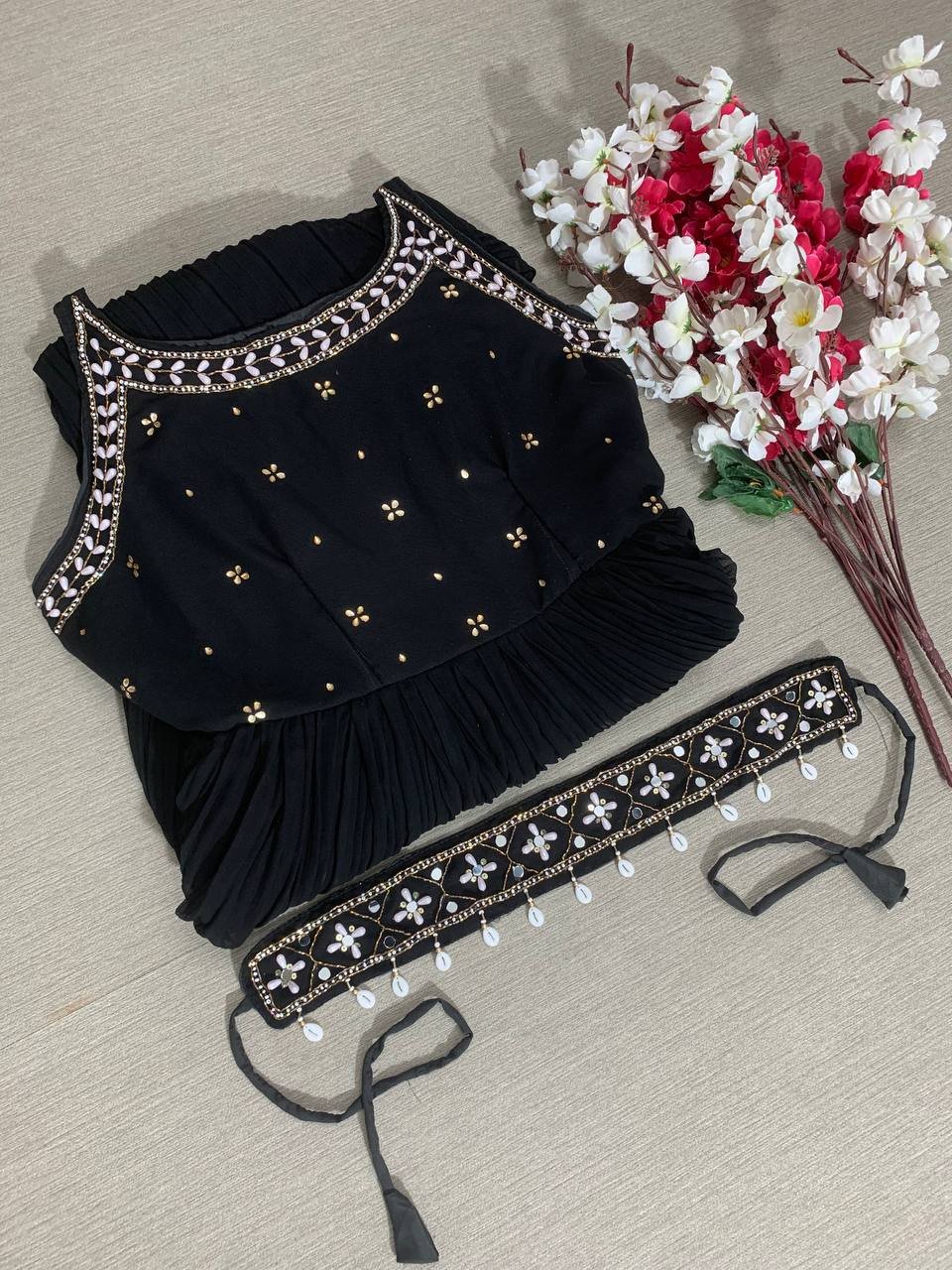 Classic Georgette Handwork Gown For Women