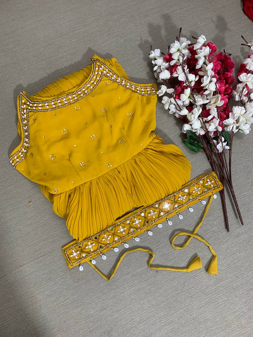 Classic Georgette Handwork Gown For Women