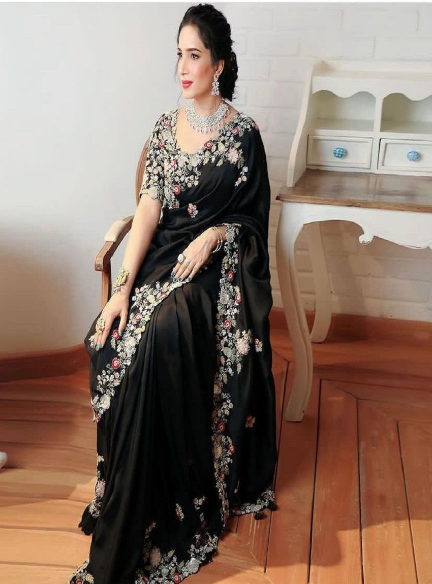 Party Wear Soft Georgette Saree