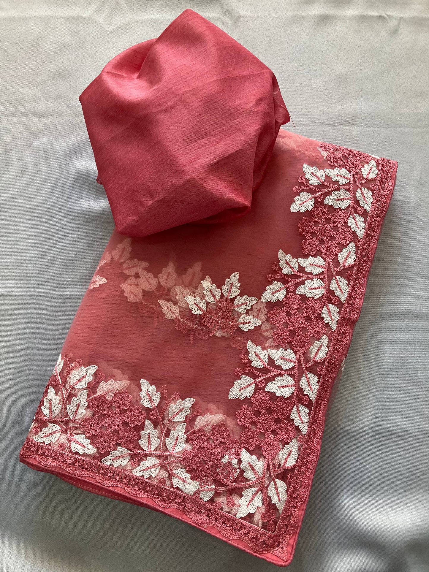 New Women's Party Wear Soft Net Saree