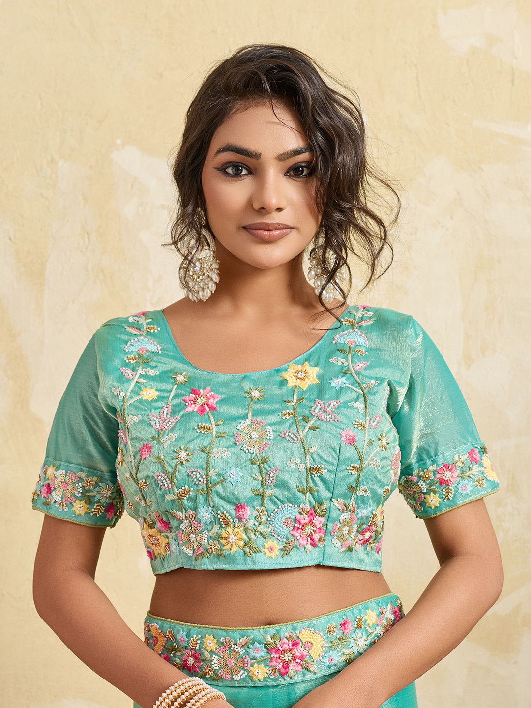 New Trendy Party Wear Fendy Chiffon Saree