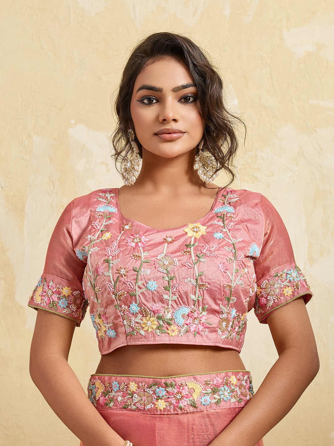 New Trendy Party Wear Fendy Chiffon Saree