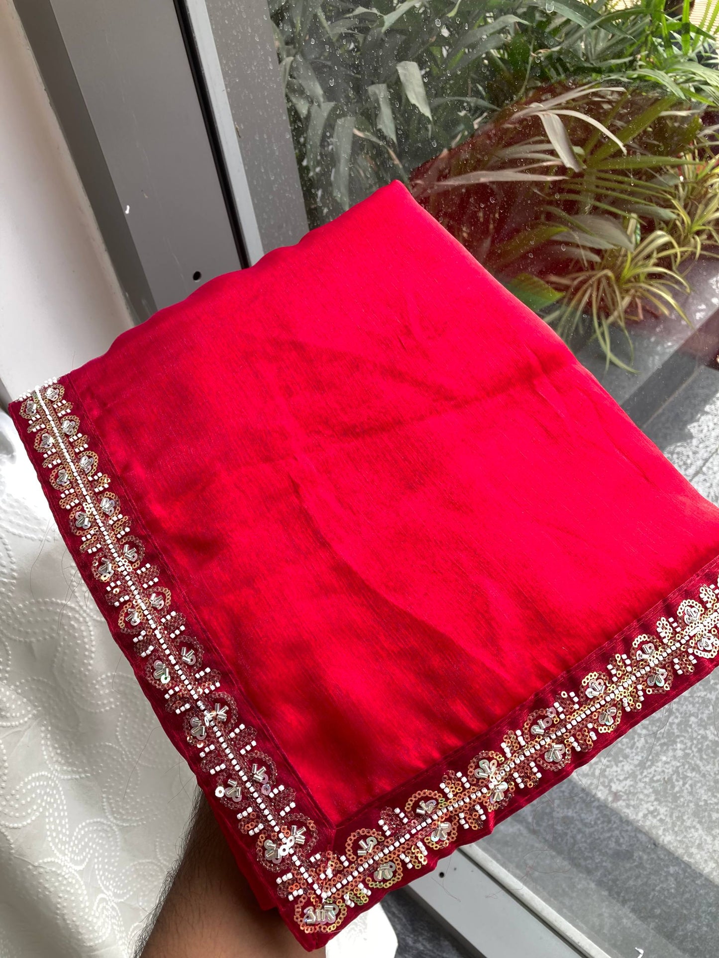 New Latest Trendy Party Wear Fendy Chiffon Saree