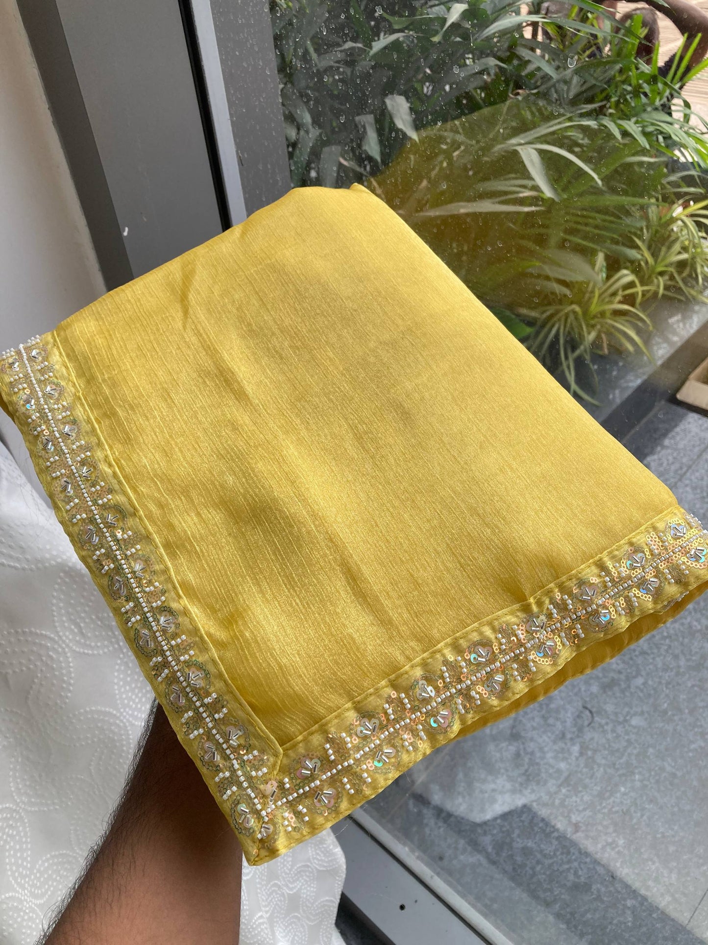 New Latest Trendy Party Wear Fendy Chiffon Saree