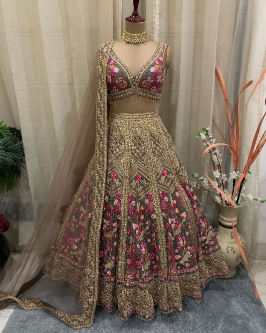Party Wear Georgette Lehenga Choli