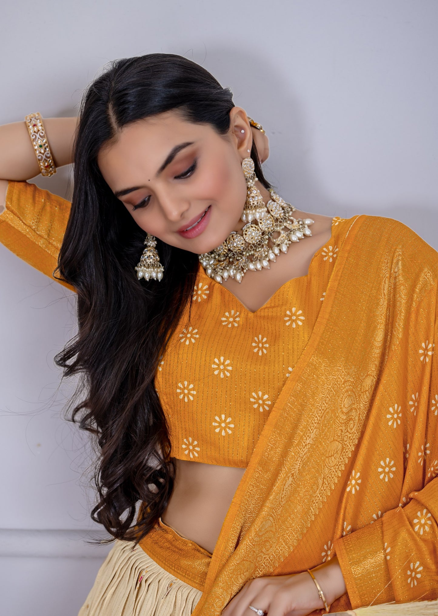 Heavy Lichi Jequard Silk Lehenga With Beautiful Jequard Dupatta