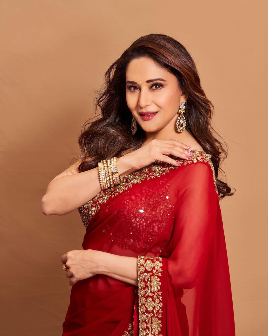 New Trendy Stylish Party Wear Rangoli Silk Saree