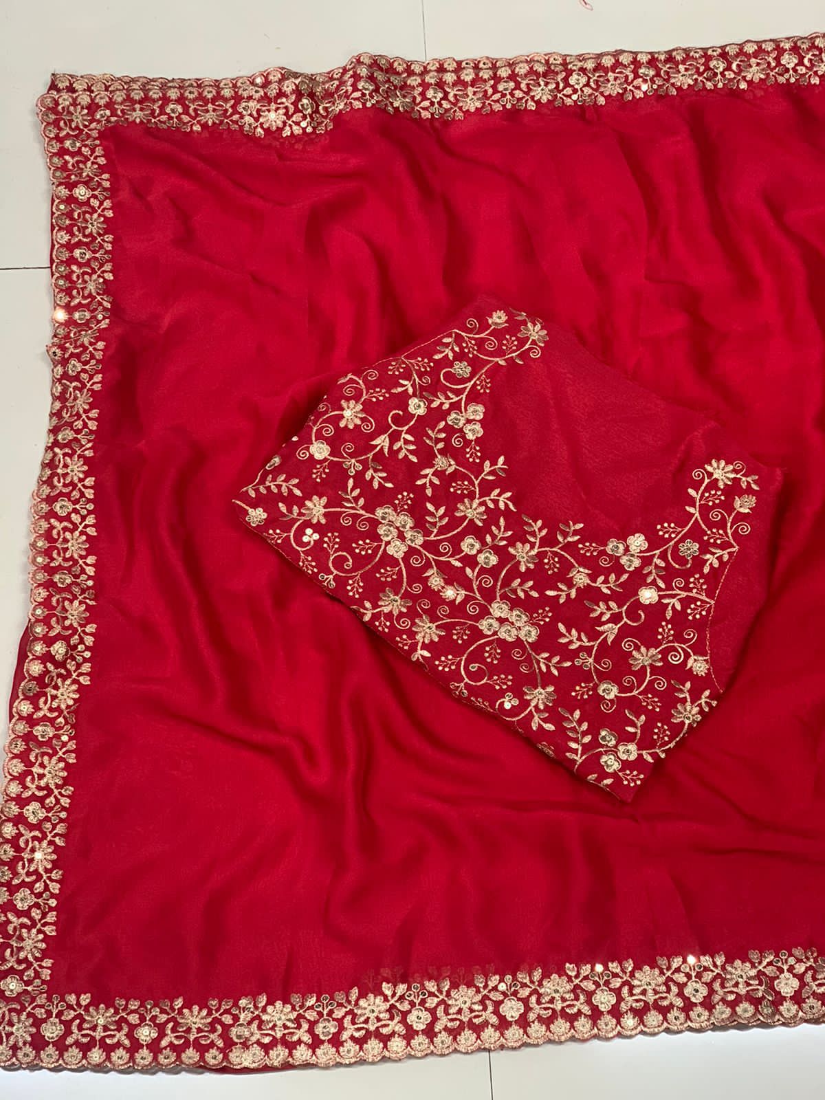 New Trendy Stylish Party Wear Rangoli Silk Saree