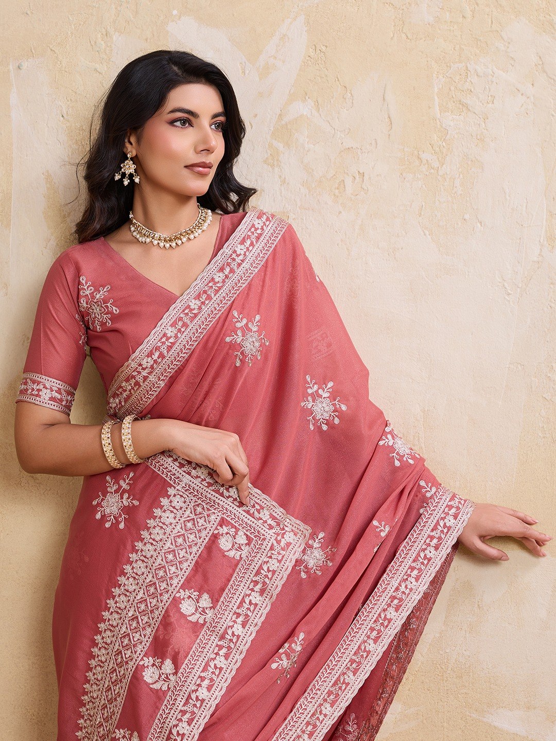 Party Wear Soft Star Georgette Saree