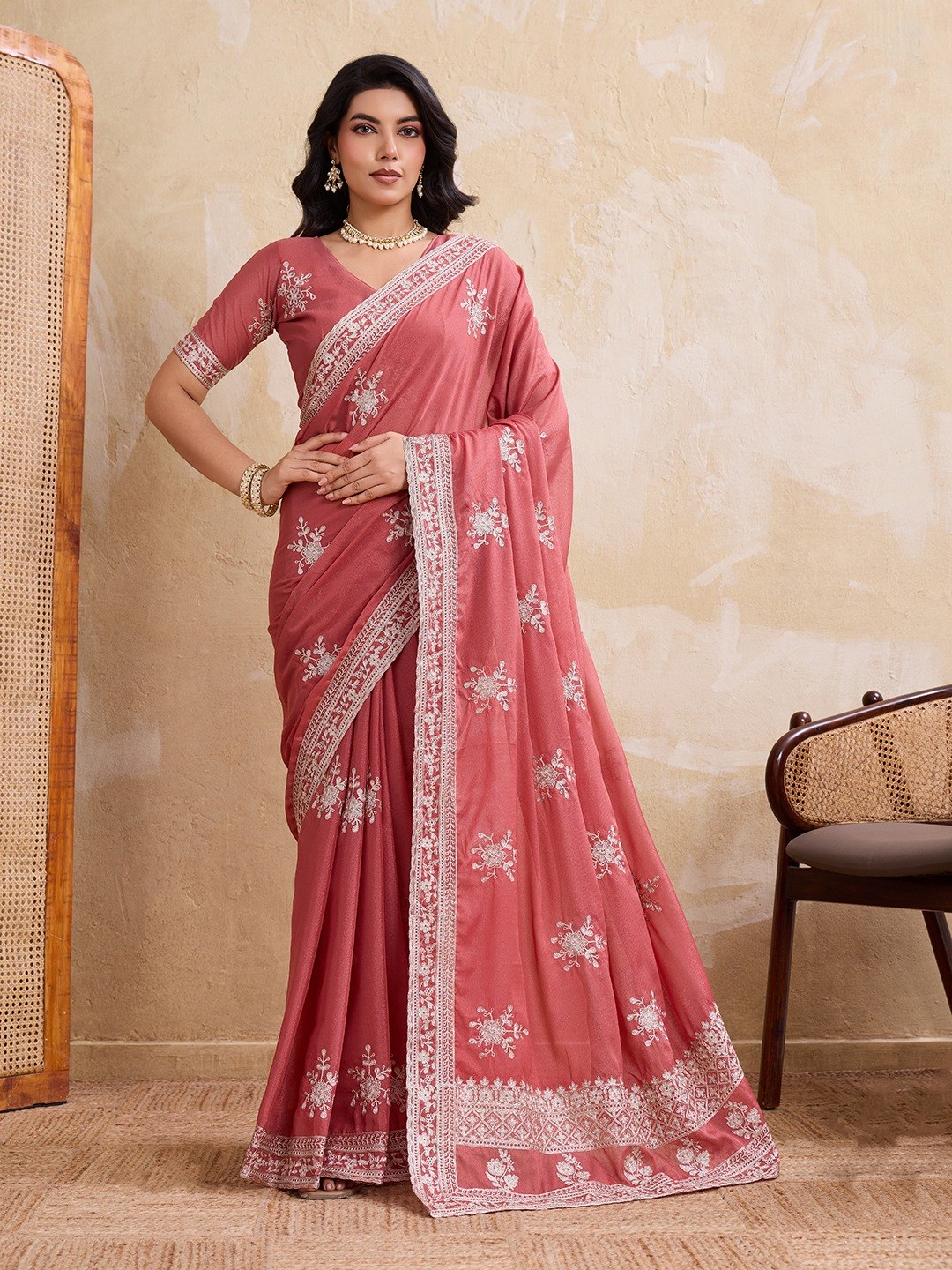 Party Wear Soft Star Georgette Saree