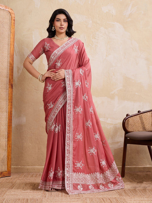 Party Wear Soft Star Georgette Saree