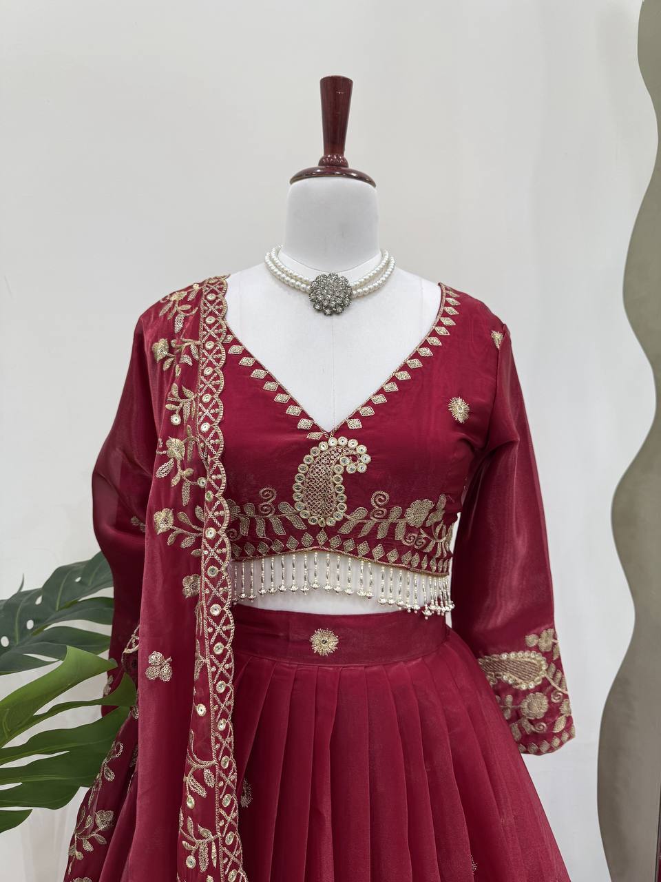 Ethereal Allure Thread & Sequins Jimi Choo Lehenga Choli