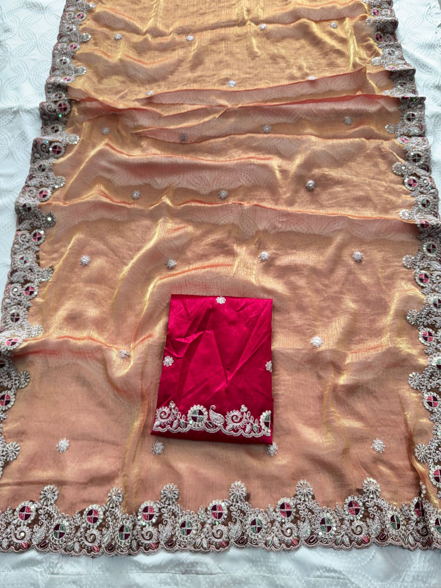 New Latest Party Wear Soft  Fendy Chiffon silk Saree