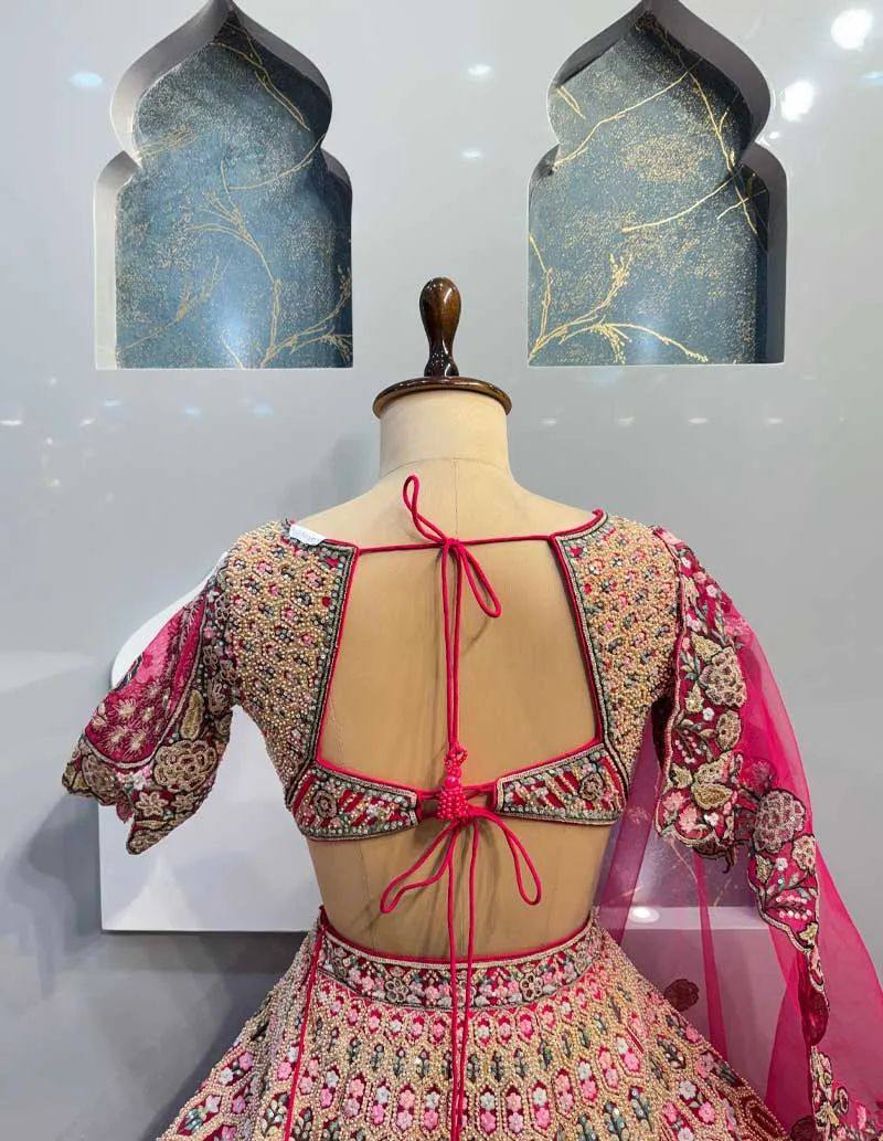 Twinkle Silk Codding Work Pink Colour Wedding Wear Lehenga Choli
