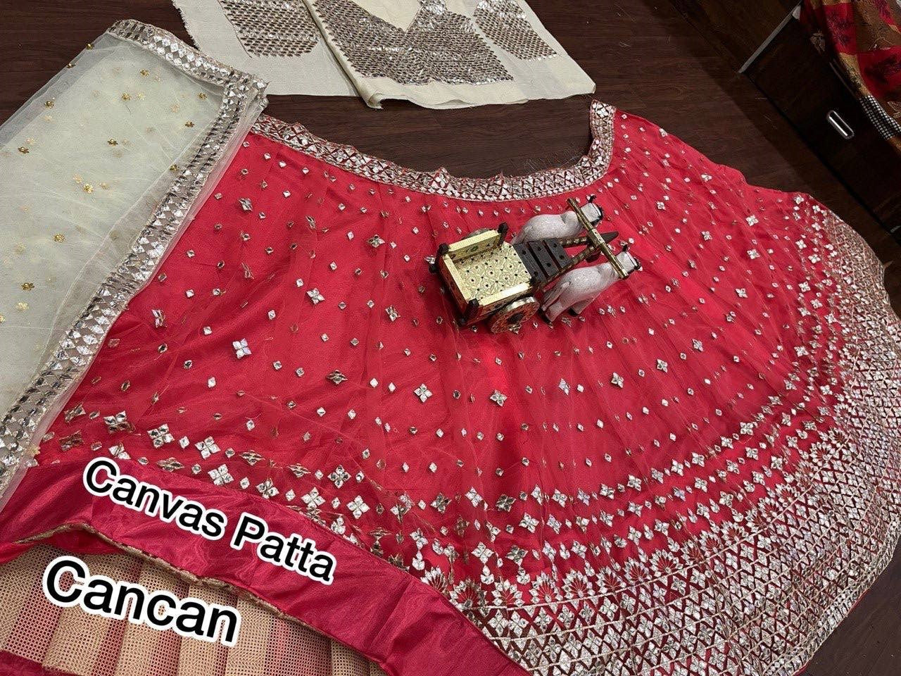 Pink Color Net Embroidered Lehenga Choli