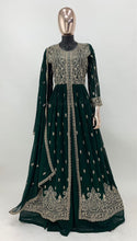 Load image into Gallery viewer, Party Wear Georgette Embroidered Long Anarkali Stitched Suit
