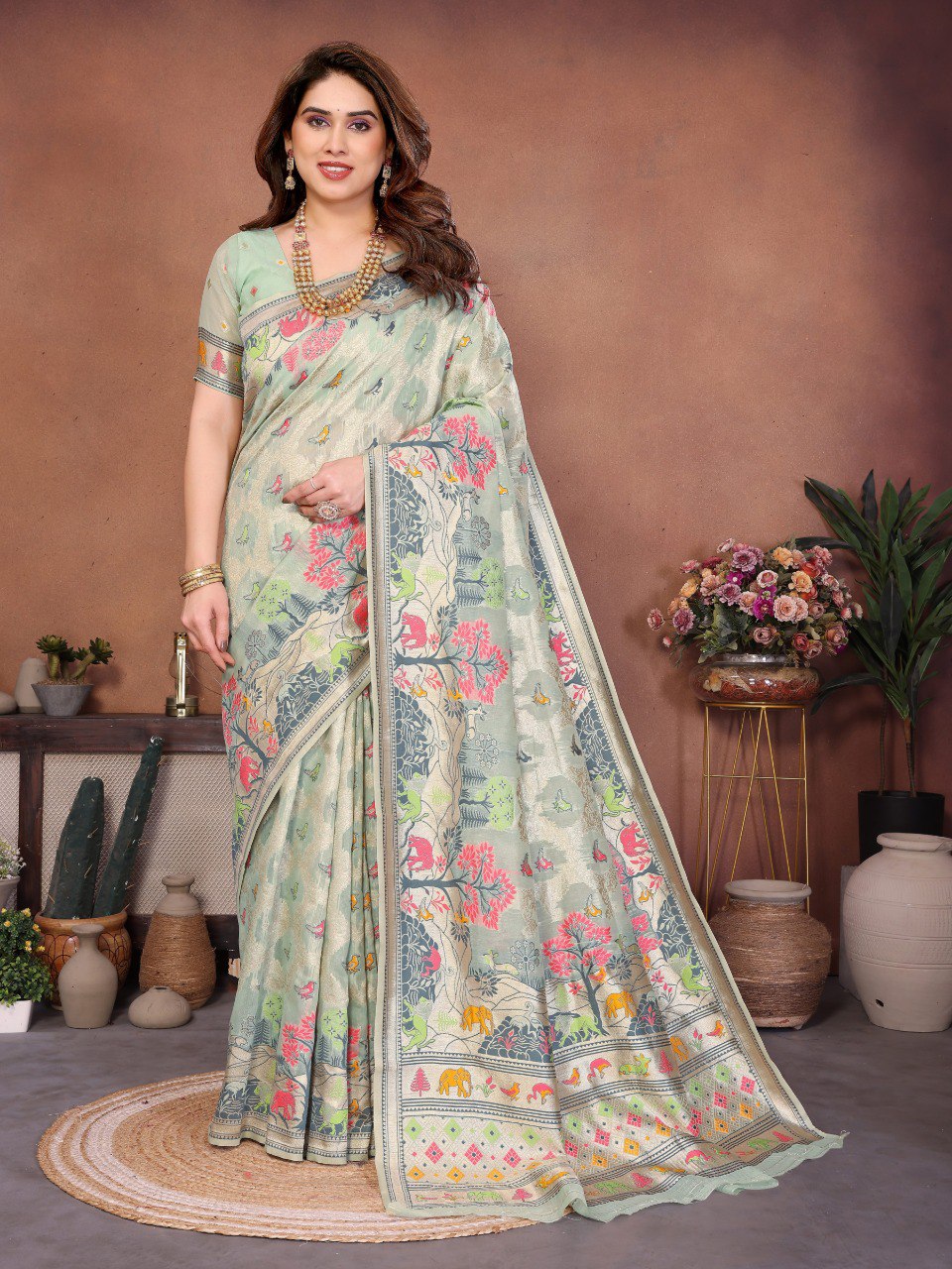 NEW PASHMINA WEAVING COLLECTION SAREE