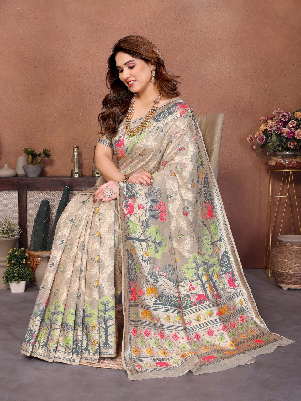 NEW PASHMINA WEAVING COLLECTION SAREE