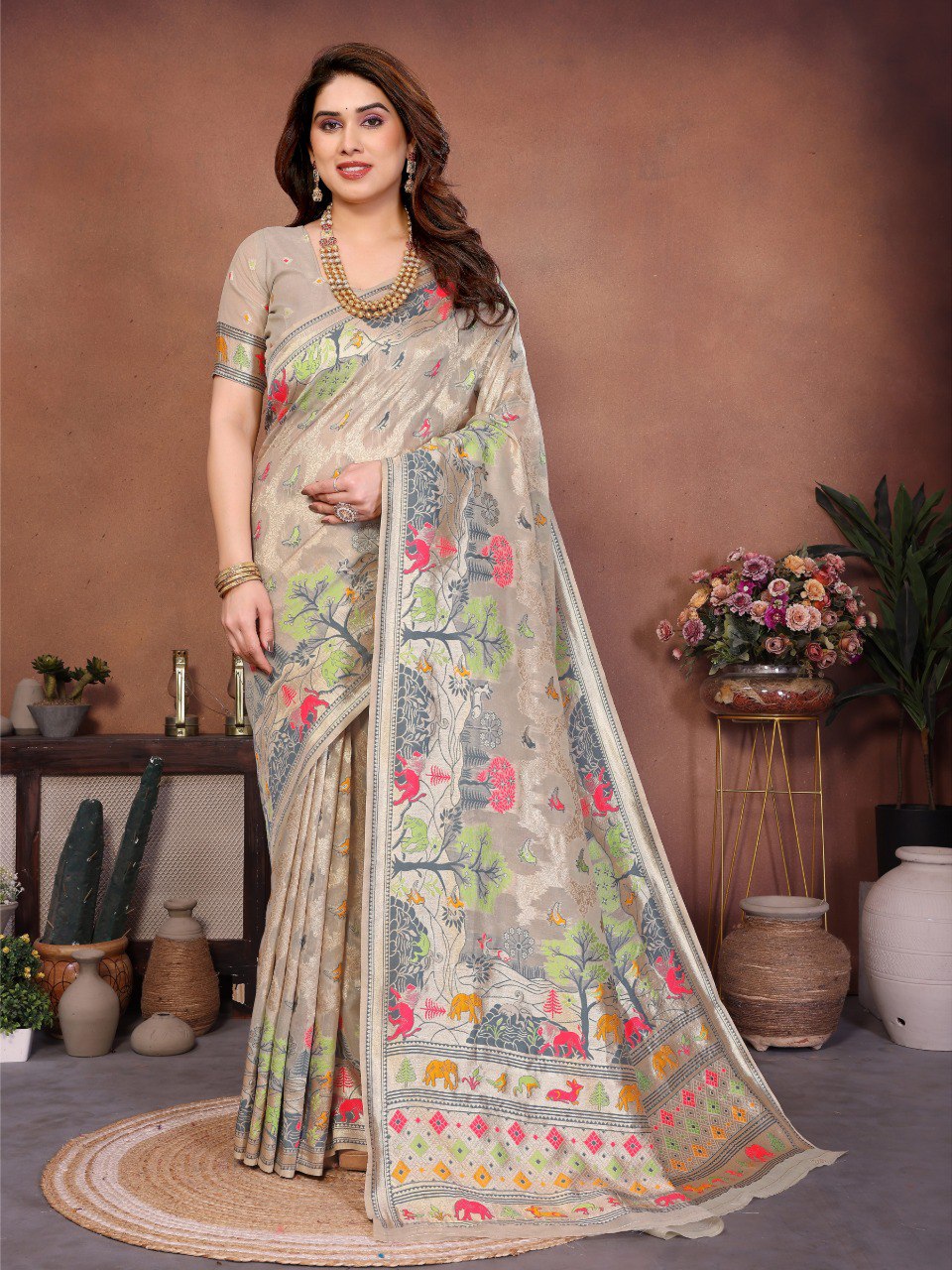 NEW PASHMINA WEAVING COLLECTION SAREE