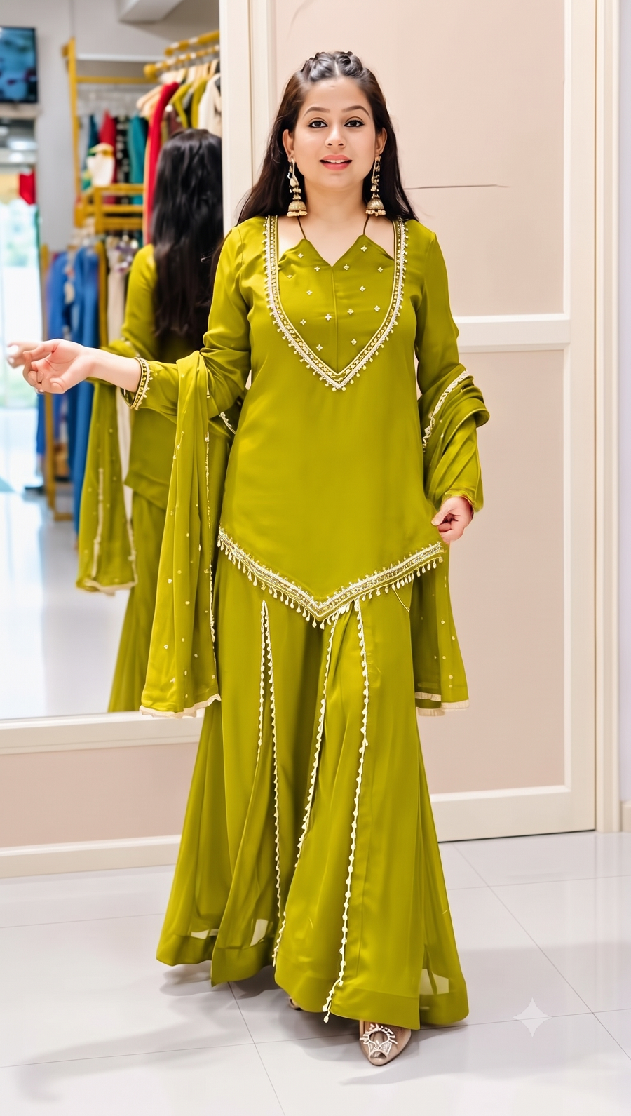 Festive Party Wear 3-Piece Suit Set