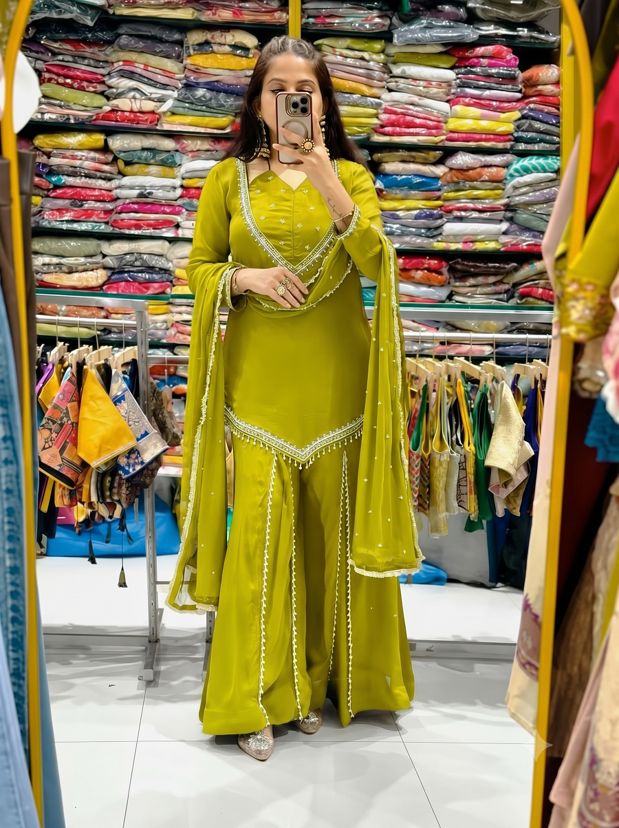 Festive Party Wear 3-Piece Suit Set