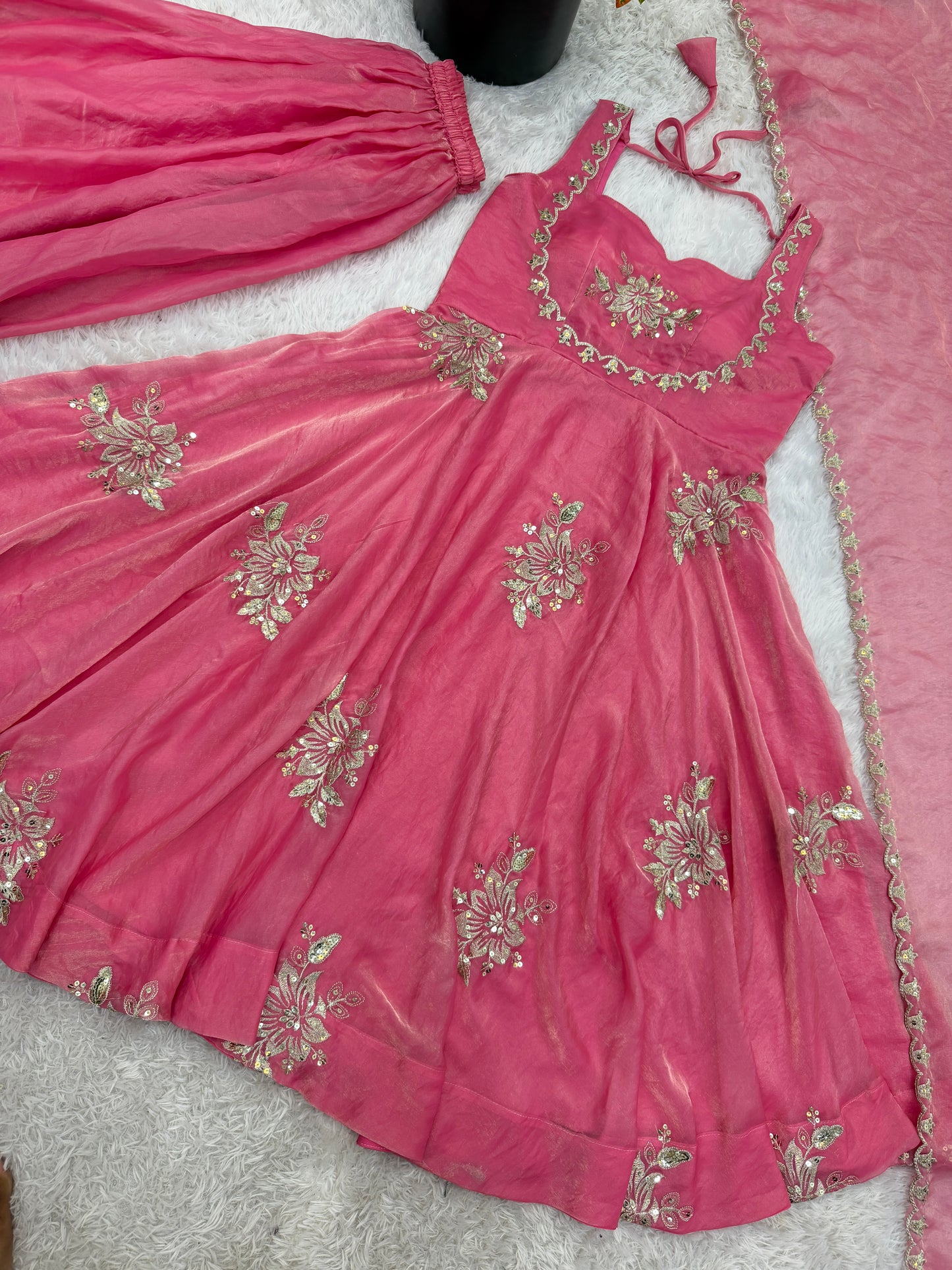 New Women's Trendy Festive Ethnic Anarkali Suit Set