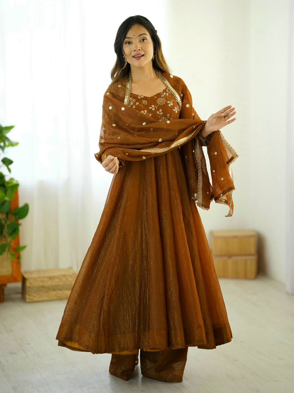 New Women's Latest Designer Party Wear Anarkali Suit