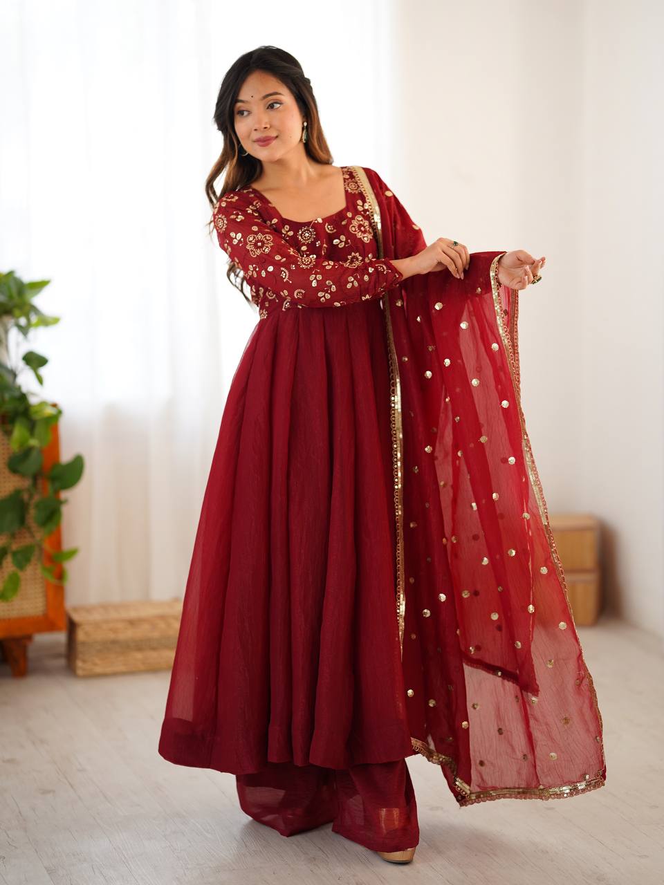 New Women's Latest Designer Party Wear Anarkali Suit
