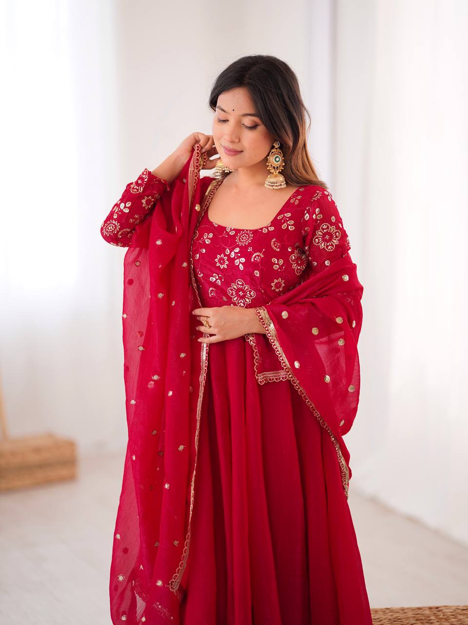 New Women's Latest Designer Party Wear Anarkali Suit