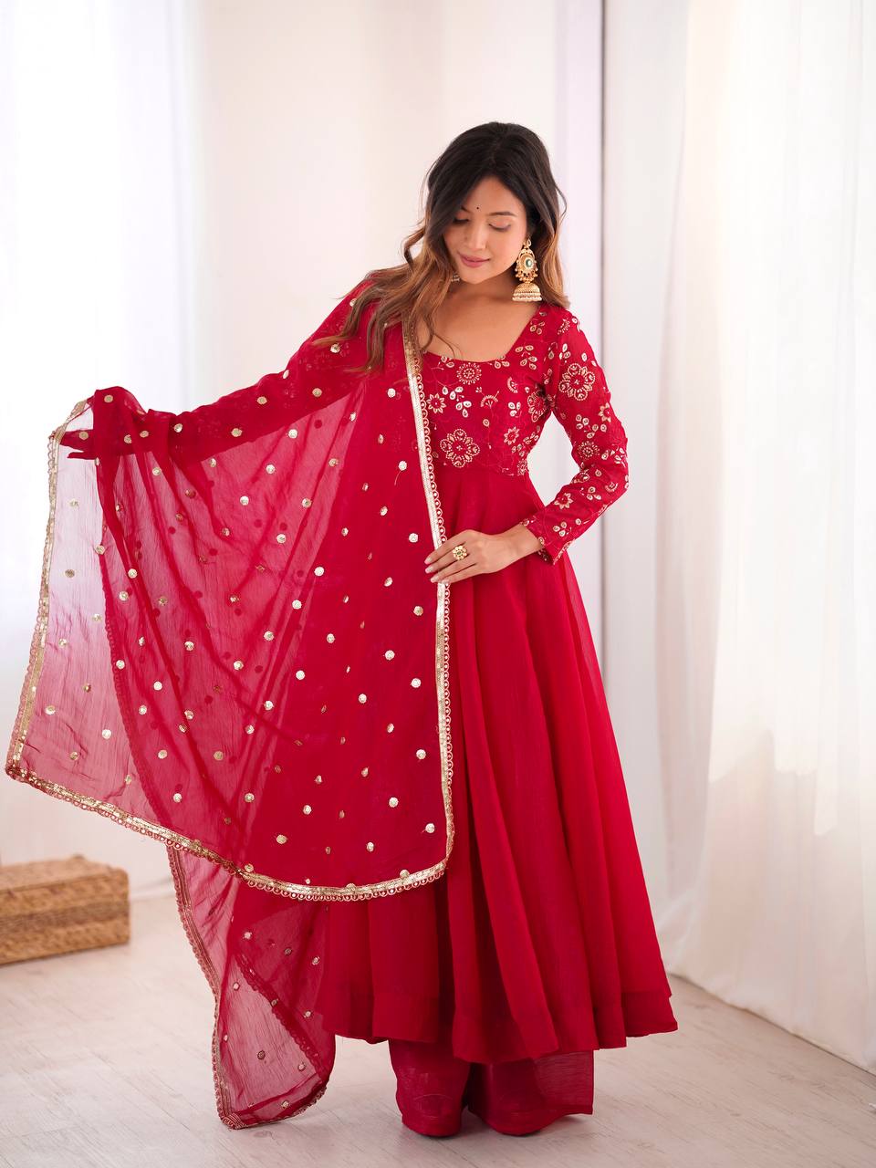 New Women's Latest Designer Party Wear Anarkali Suit