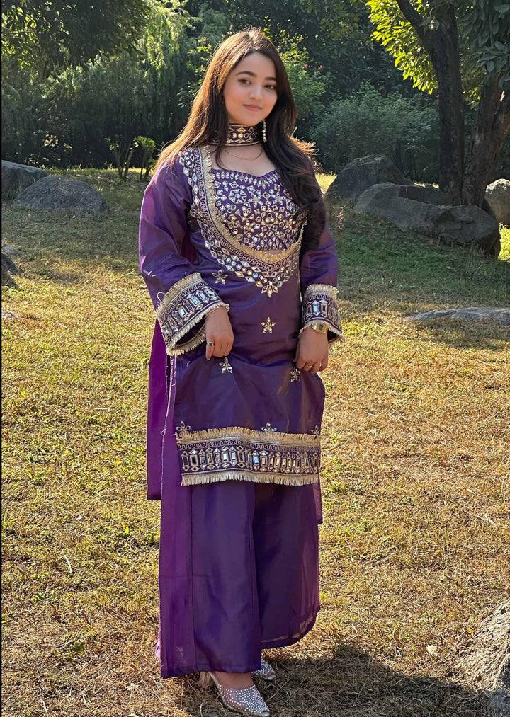 New Trendy Designer Embroidered Ethnic Suit