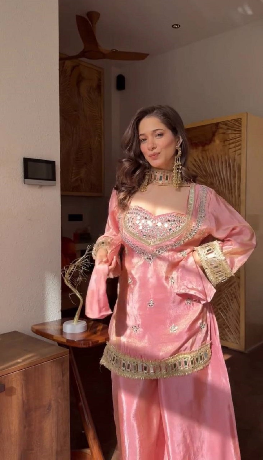 New Trendy Designer Embroidered Ethnic Suit
