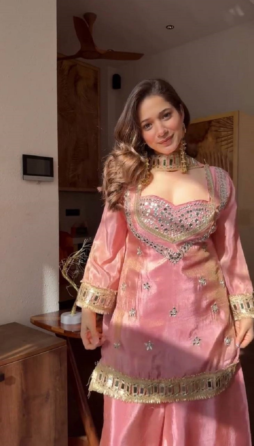 New Trendy Designer Embroidered Ethnic Suit