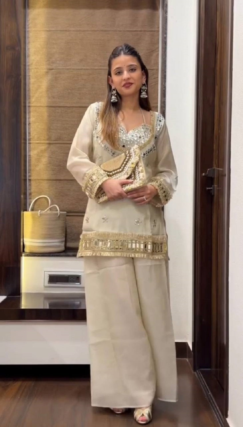 New Trendy Designer Embroidered Ethnic Suit