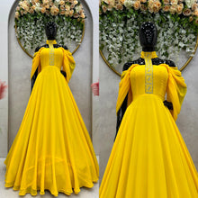 Load image into Gallery viewer, Haldi Special Georgette Ready to Wear Gown
