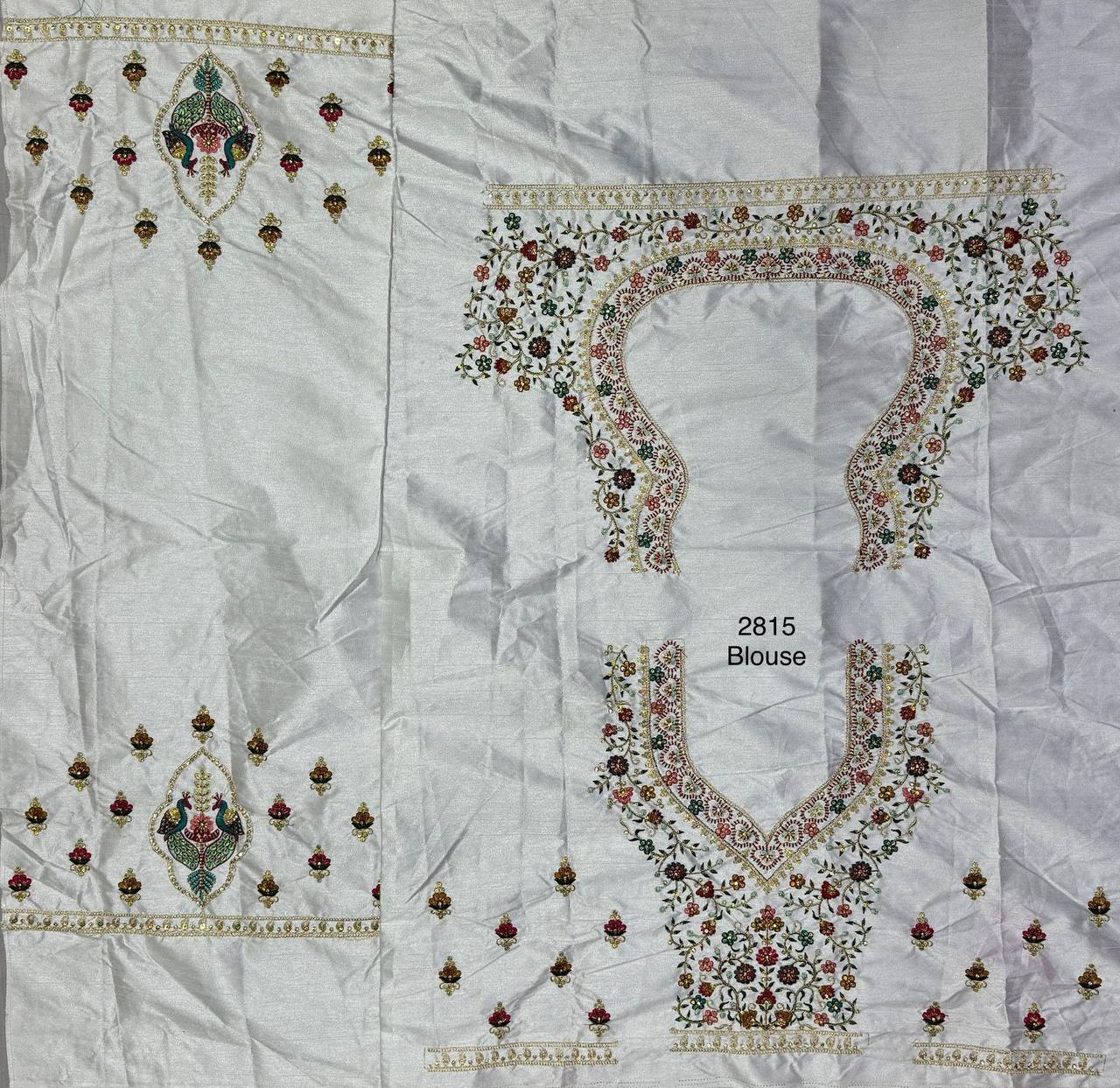 Grand Bridal Look – Silk Lehenga Choli with Codding Embroidery & Two Dupattas
