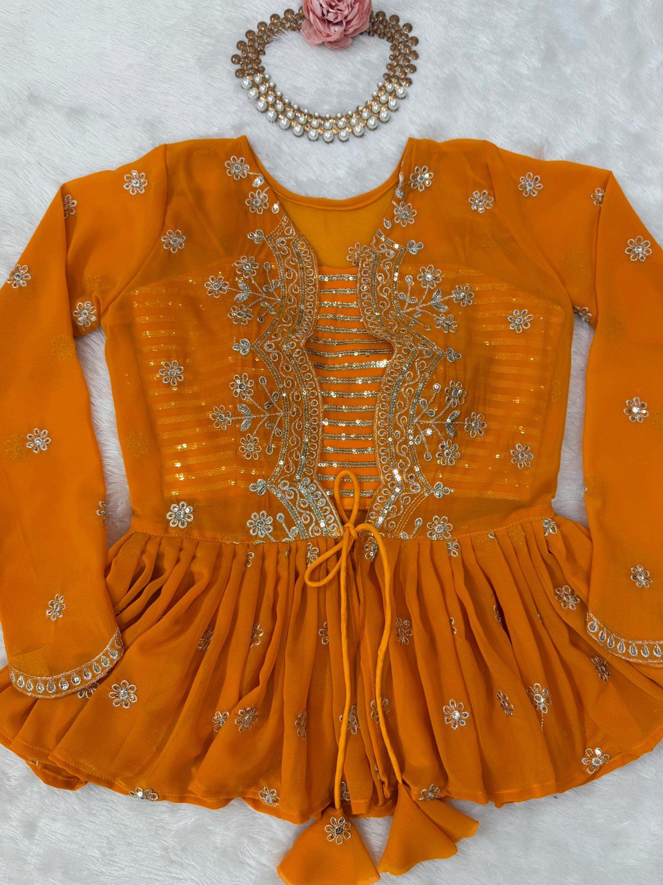 Wedding Wear Georgette Printed Lehenga Choli