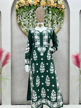 Load image into Gallery viewer, Amazing Thred Work Full Stiched Reyon Salwar Suit
