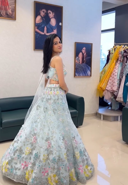Carnival Speical Organza Silk Lehenga Choli