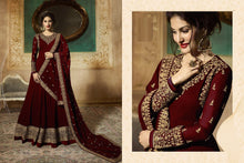 Load image into Gallery viewer, Exceptional Wedding Wear Anarkali Style Rangoli Silk Coding Embroidered Work Salwar Suit Designer
