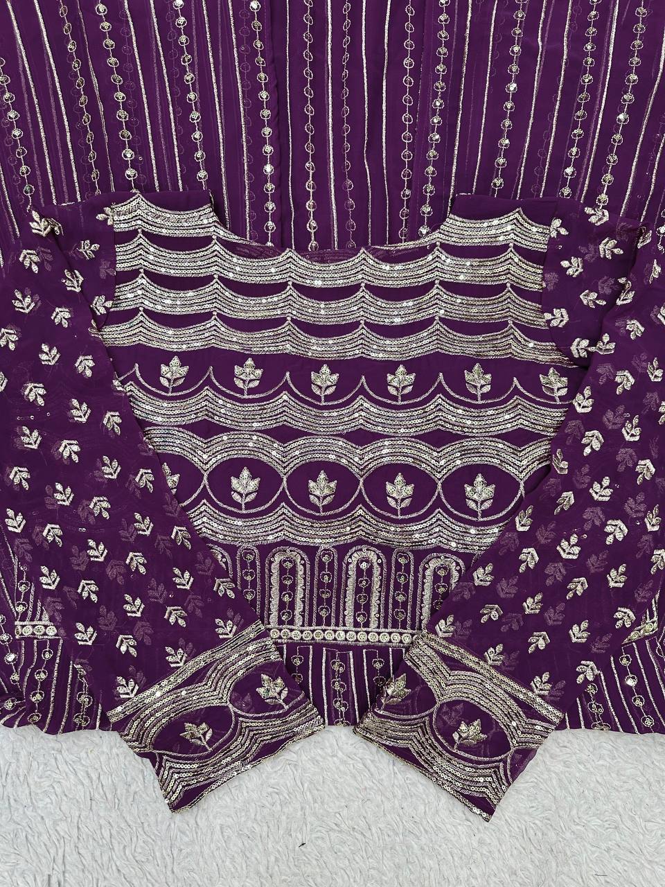 Latest Design Georgette Lehenga Choli Thread Work Collection