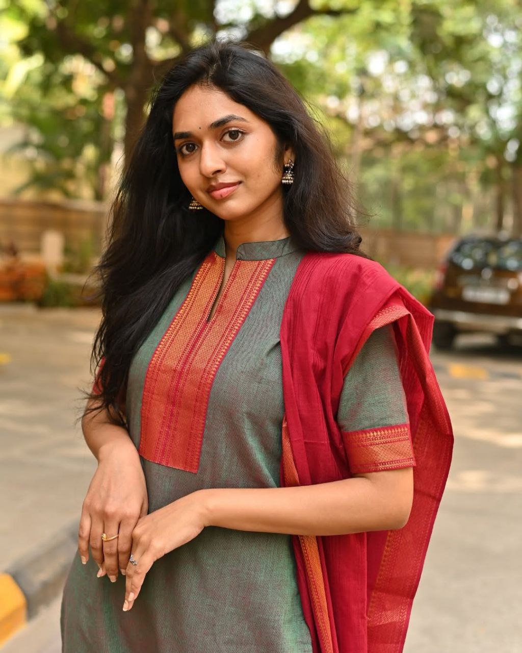 Daily Wear Pure kanchi Cotton Dress