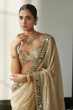 Load image into Gallery viewer, Party Wear Heavy Mirror And Codding Work Saree
